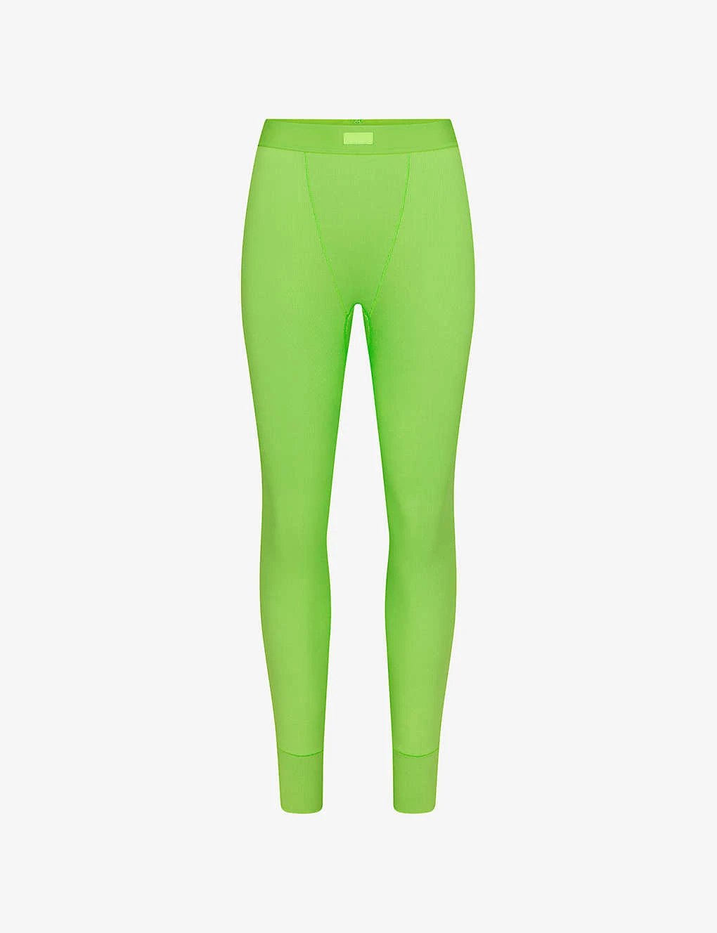 Ribbed High-rise Stretch-cotton Leggings