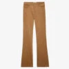 Zadig & Voltaire Pistol Flared-leg Mid-rise Velvet Trousers