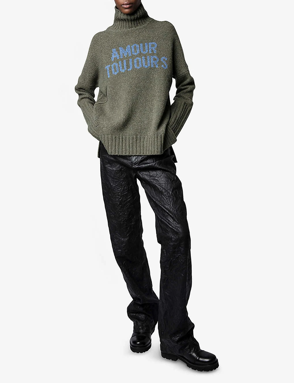 Zadig & Voltaire Alma Turtleneck Wool Jumper - Image 2