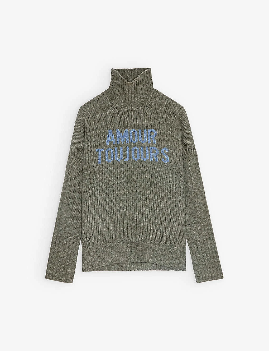 Zadig & Voltaire Alma Turtleneck Wool Jumper