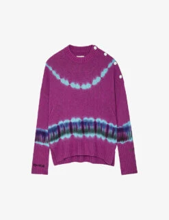 Zadig & Voltaire Malta Tie-dye Cashmere Jumper