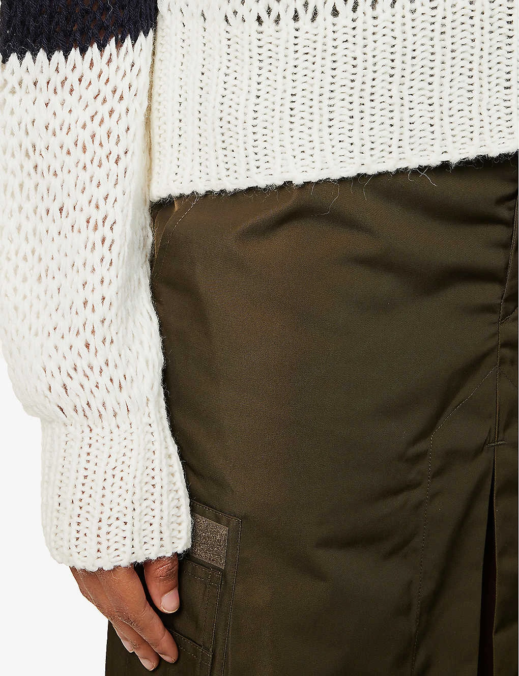 Cheer Logo-pattern Wool And Alpaca-blend Knitted Jumper - Image 6