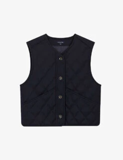 Soeur Ulla Diamond-quilted Woven Bodywarmer