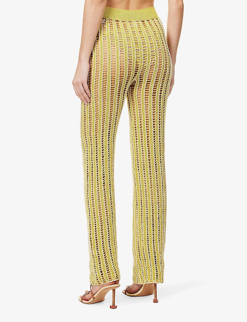 Verbena Straight-leg High-rise Knitted Trousers - Image 4