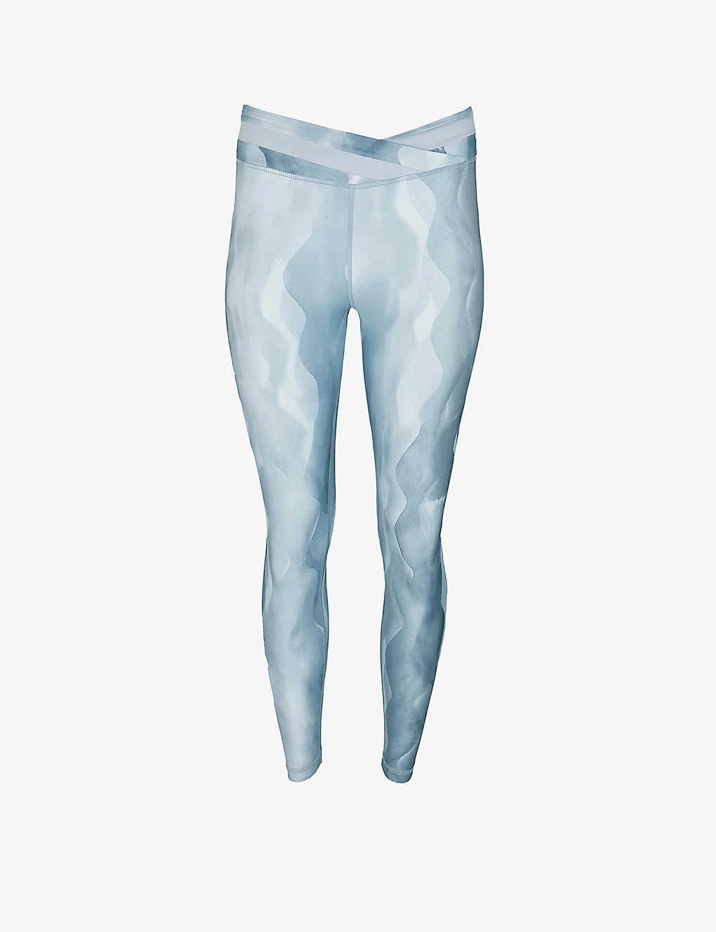 Sweaty Betty All Day Graphic-print Wrap-waist Stretch-woven Leggings