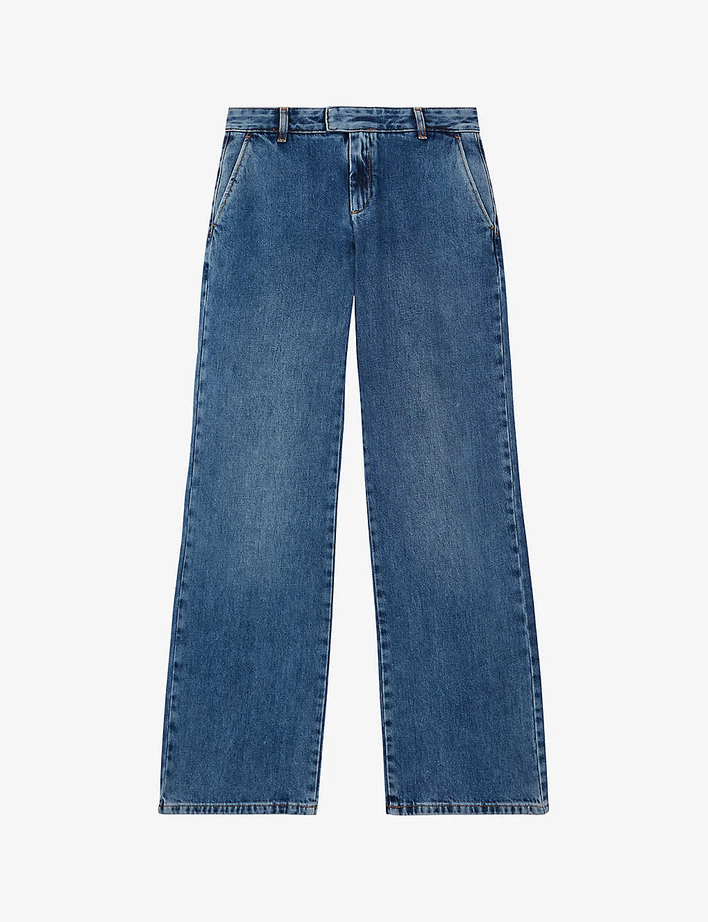 THE KOOPLES Low-rise Wide-leg Denim Jeans