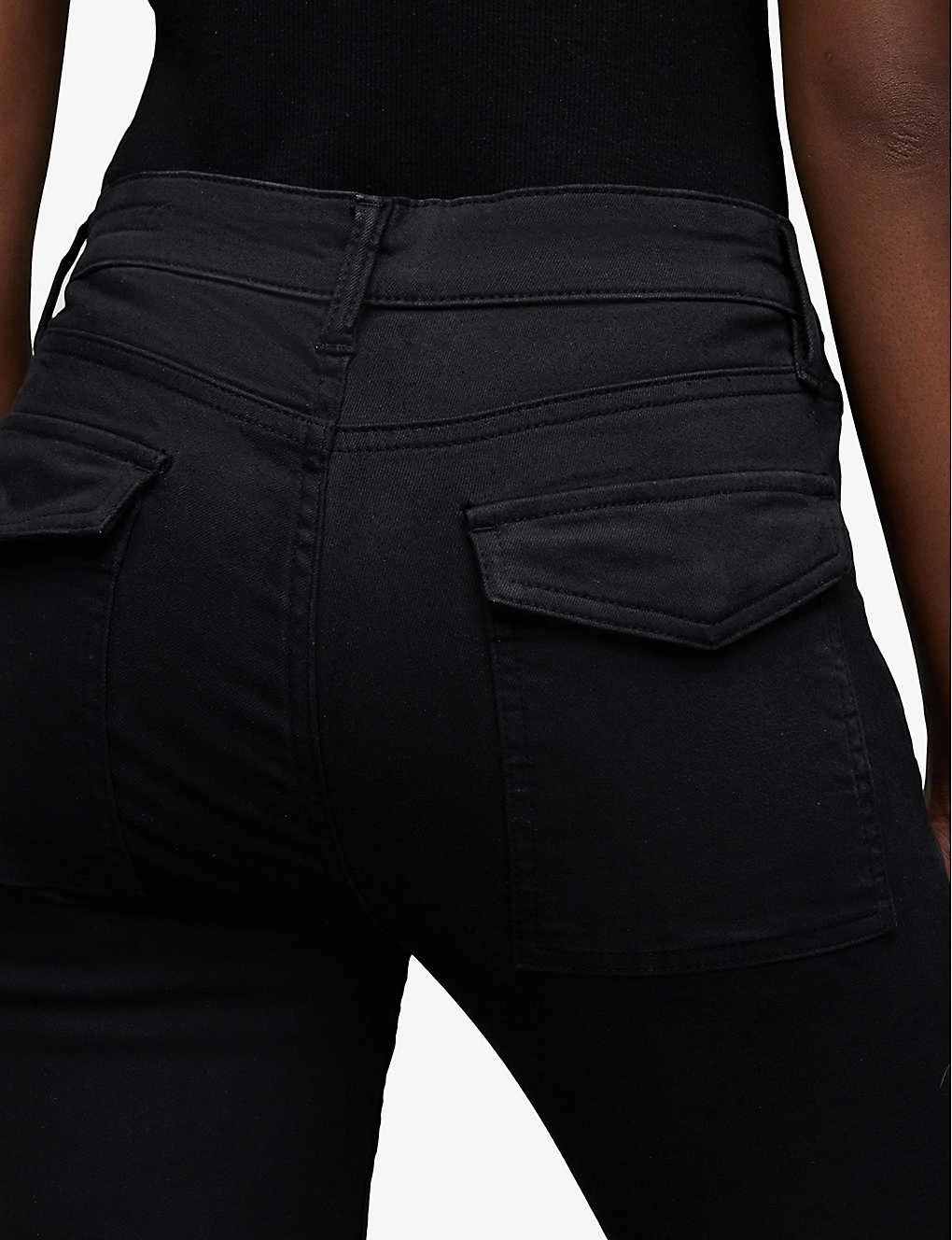 AllSaints Duran Zip-embellished Skinny-leg Mid-rise Denim Jeans - Image 6