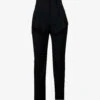 Alexander McQueen Sliced Tapered-leg Mid-rise Wool Trousers