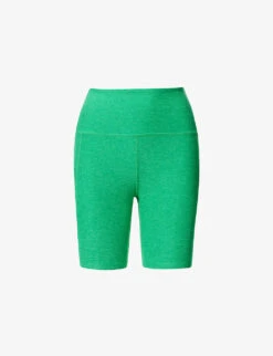 Beyond Yoga Team Side-pocket Stretch-woven Shorts