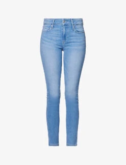 Paige Verdugo Ankle Faded-wash Skinny-fit Stretch-denim Jeans