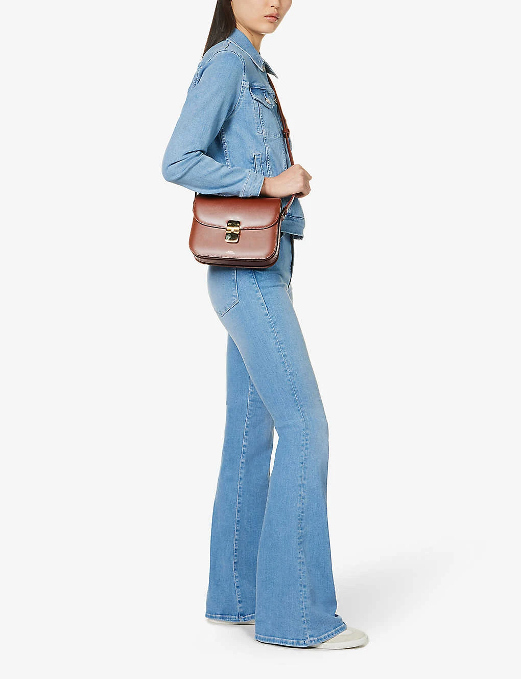 FRAME Le Super High Flare Flared High-rise Stretch-denim Jeans - Image 2