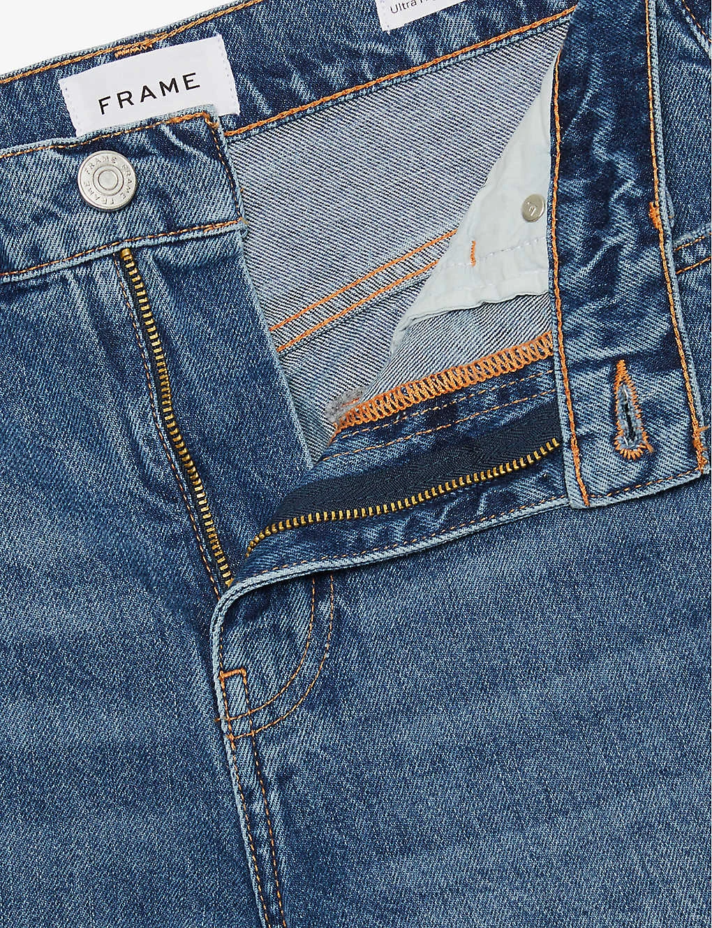 FRAME Barrel Ultra High Rise Wide-leg Jeans - Image 7