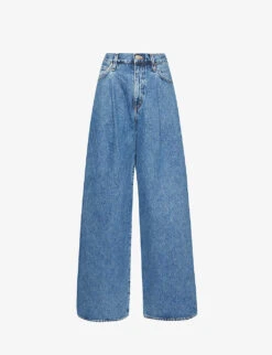 The Atticus Wide-leg High-rise Jeans