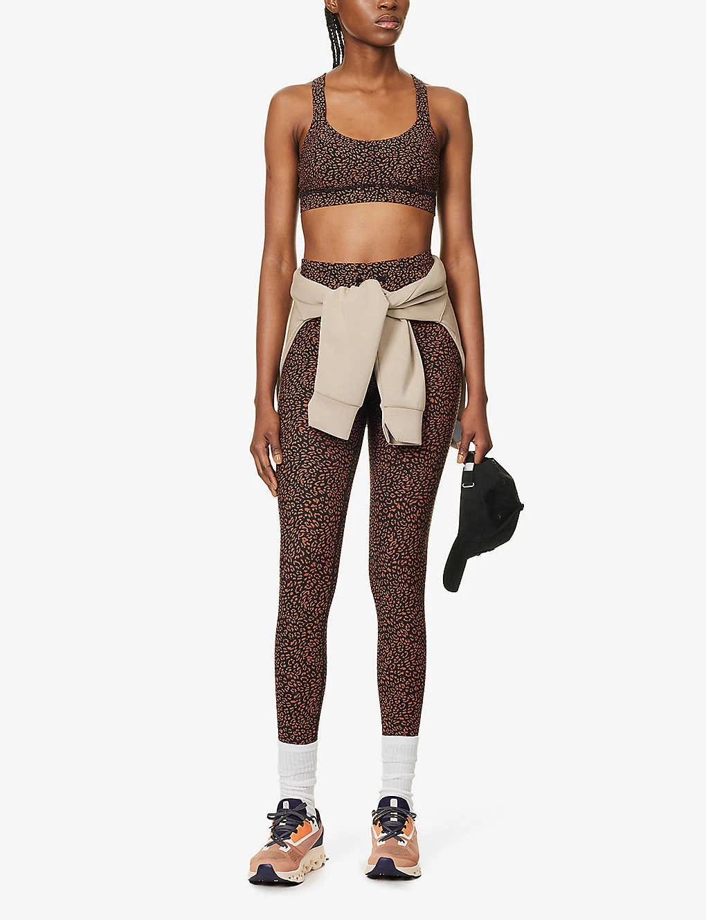 Leo Leopard-print High-rise Stretch-recycled Polyamide Leggings - Image 2