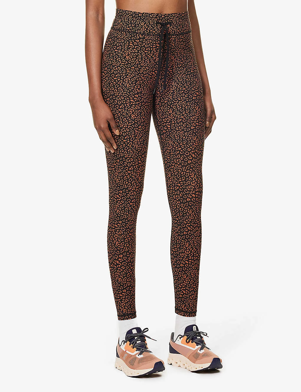 Leo Leopard-print High-rise Stretch-recycled Polyamide Leggings - Image 3