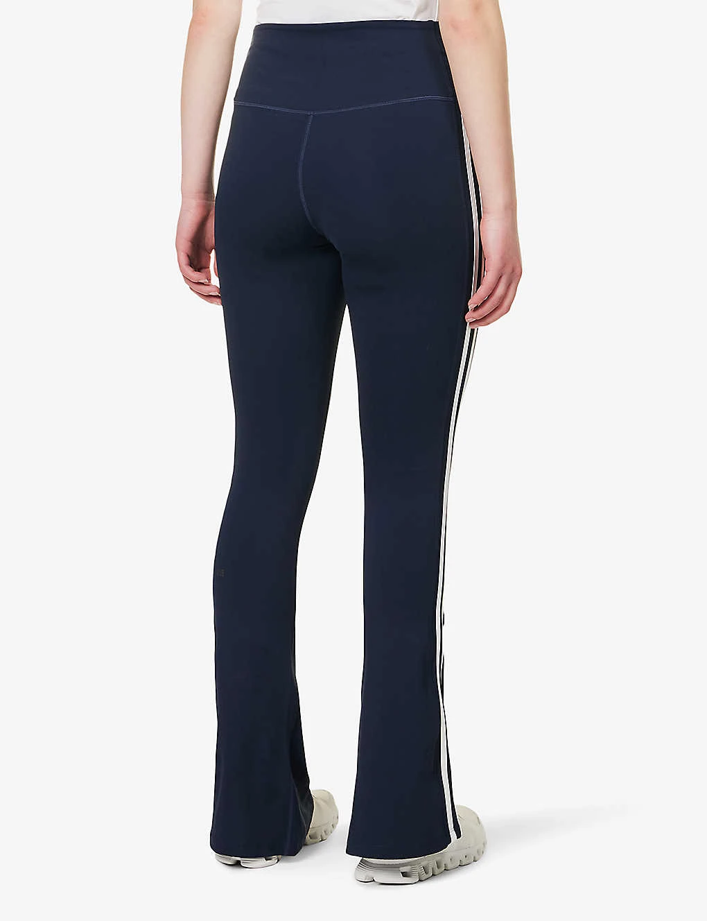 Raquel Flared Stretch-jersey Leggings - Image 4
