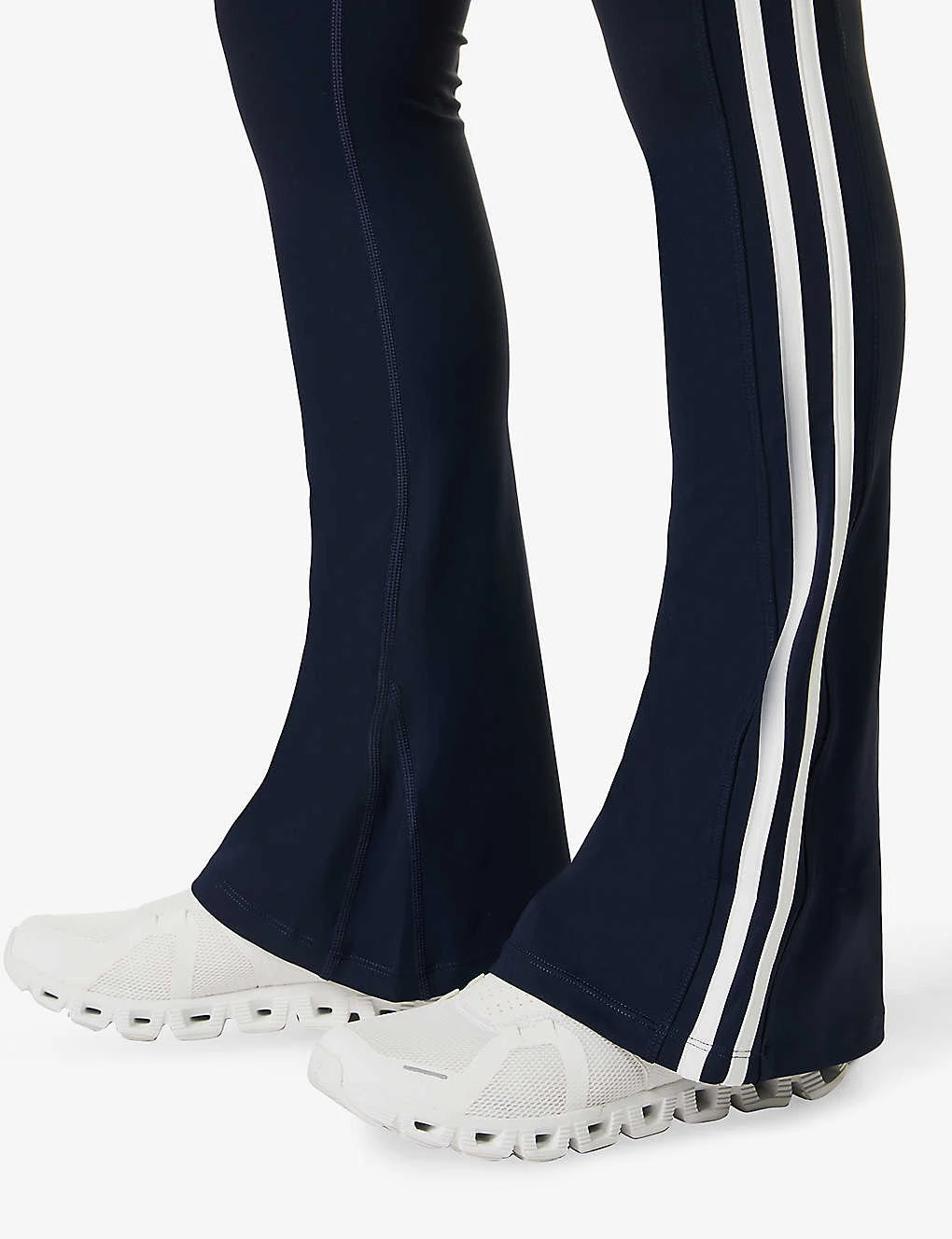 Raquel Flared Stretch-jersey Leggings - Image 5