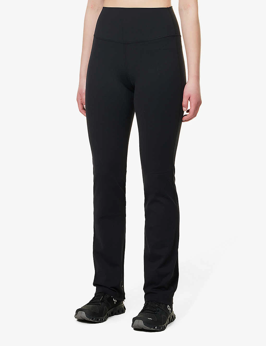 Raquel Straight-leg High-rise Stretch-jersey Leggings - Image 3
