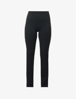 Raquel Straight-leg High-rise Stretch-jersey Leggings
