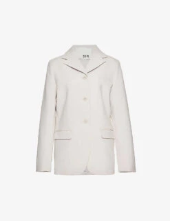 Leni Notched-lapel Woven Blazer