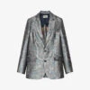 Zadig & Voltaire Vegy Floral-jacquard Woven Blazer