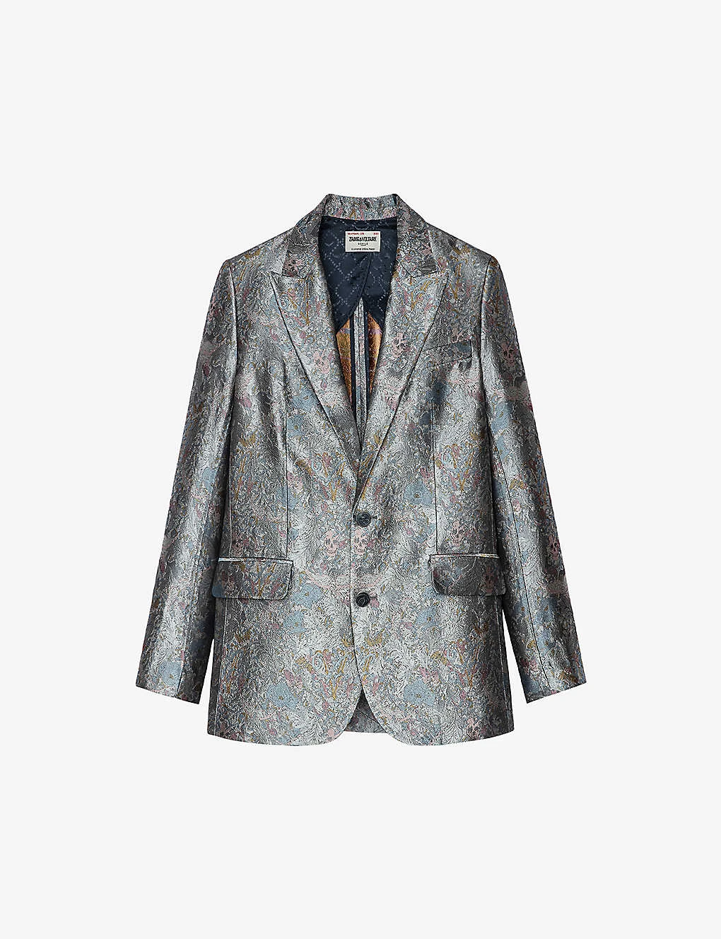 Zadig & Voltaire Vegy Floral-jacquard Woven Blazer