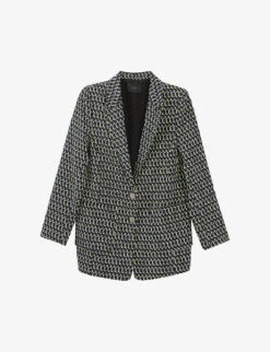 Ikks Graphic-print Woven Blazer