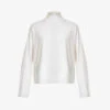 Bottega Veneta Turtleneck Logo-embroidered Wool Top
