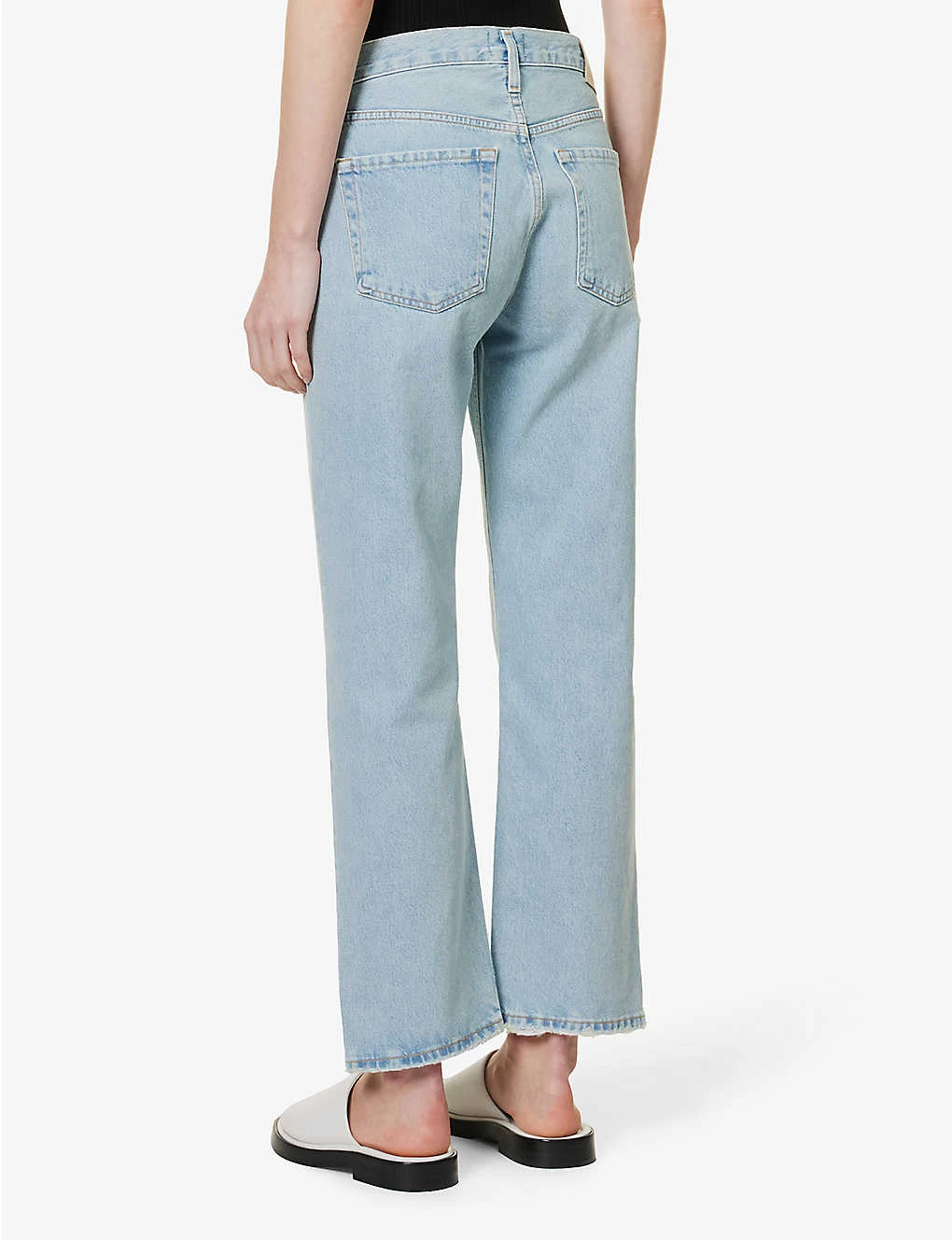 CITIZENS OF HUMANITY Neve Straight-leg Low-rise Organic-cotton Denim Jeans - Image 4