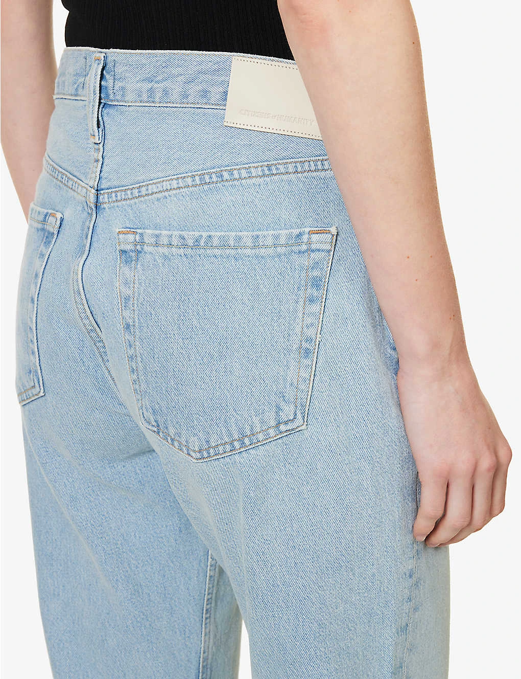 CITIZENS OF HUMANITY Neve Straight-leg Low-rise Organic-cotton Denim Jeans - Image 5
