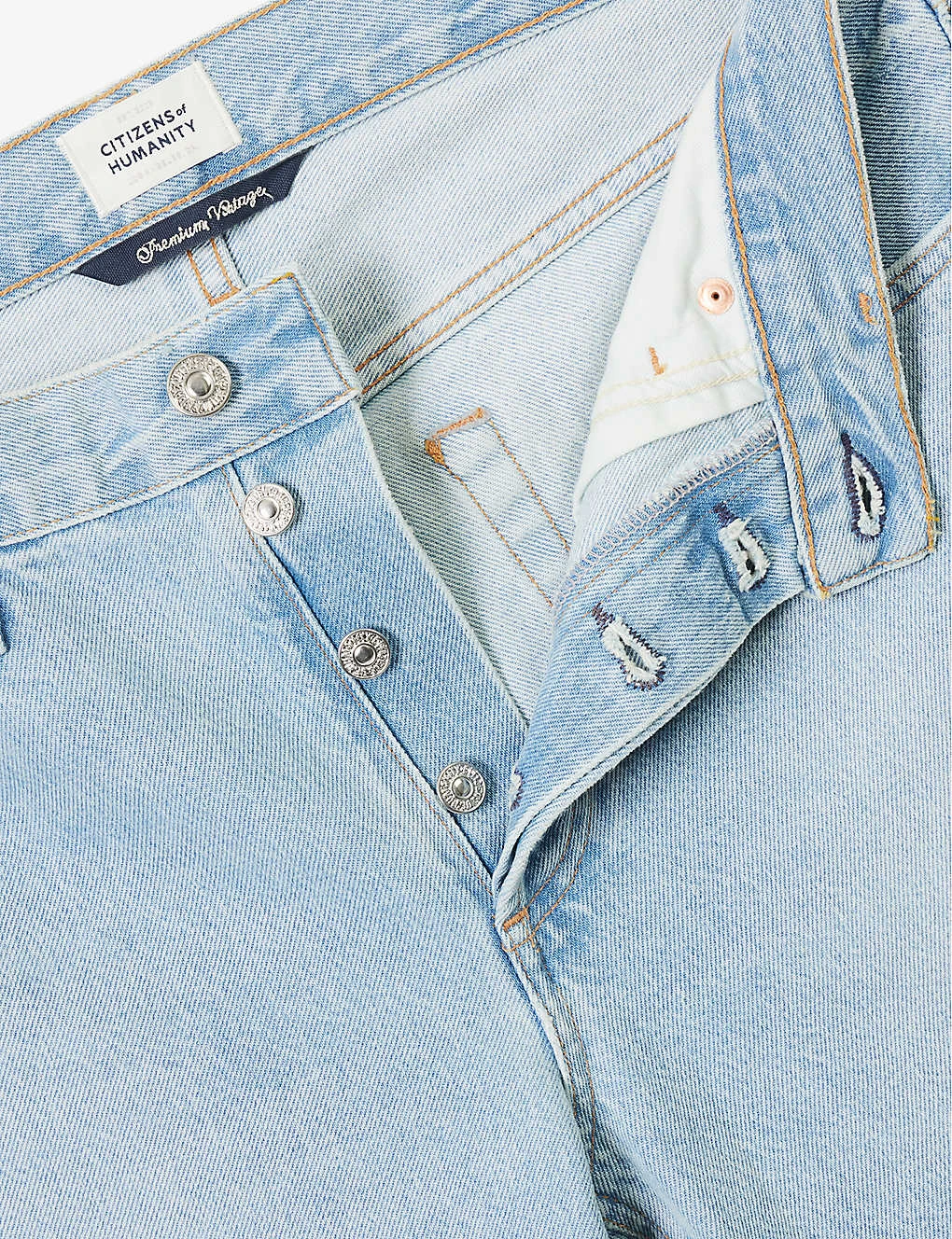 CITIZENS OF HUMANITY Neve Straight-leg Low-rise Organic-cotton Denim Jeans - Image 7