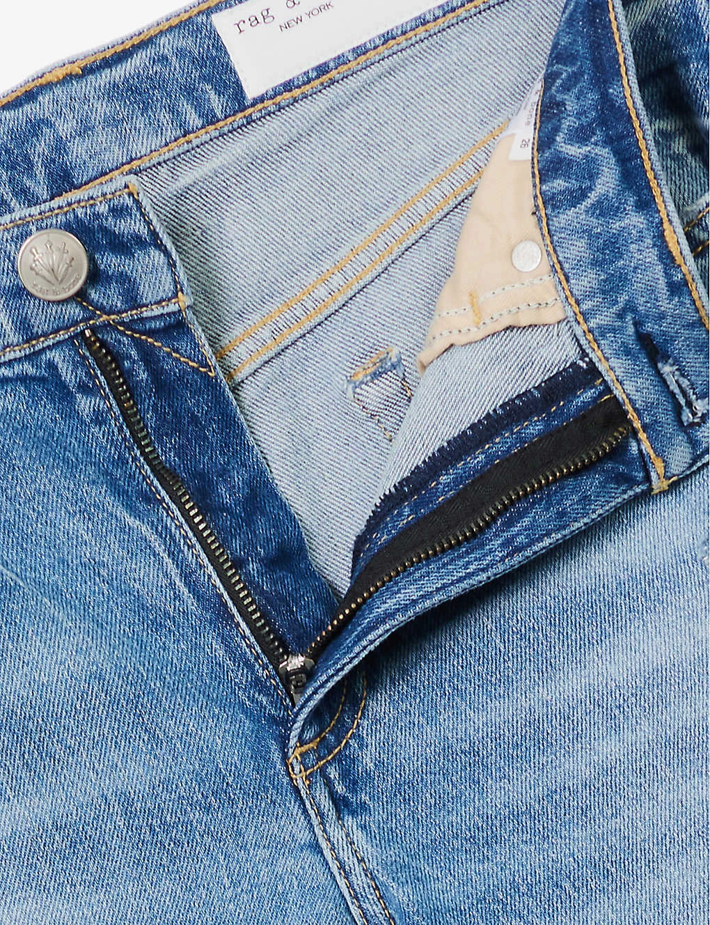 Rag & Bone Peyton Straight-leg Mid-rise Stretch-denim Jeans - Image 7