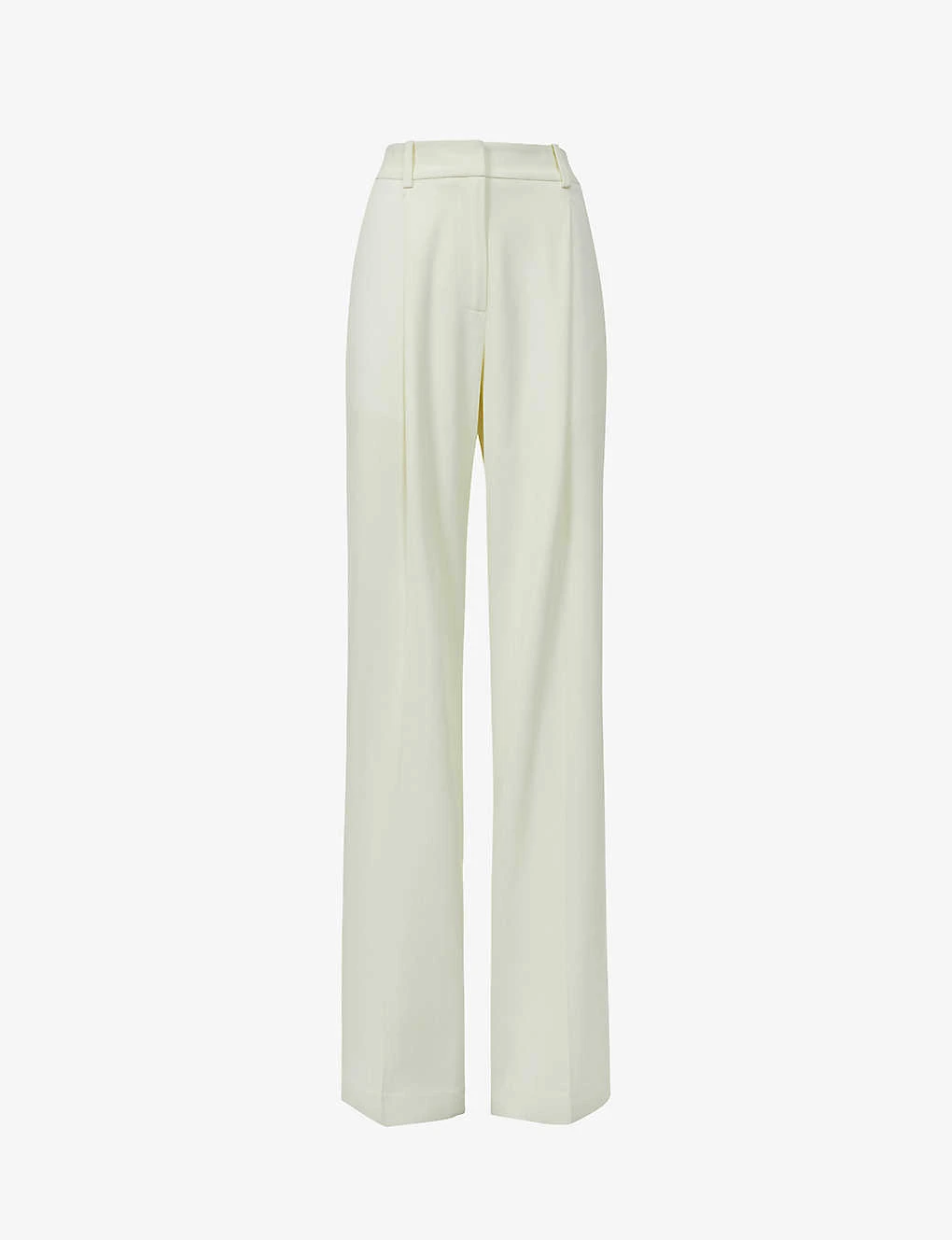 Reiss Liana Mid-rise Wide-leg Stretch-woven Trousers