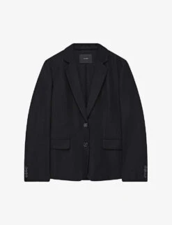 Joseph Belmore Single-breasted Regular-fit Silk-cotton Blend Jacket