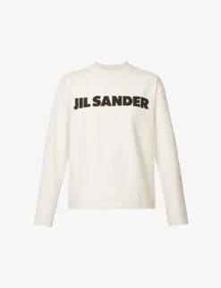 Jil Sander Logo-print Relaxed-fit Cotton-jersey T-shirt