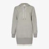 Sacai Zip-back Relaxed-fit Cotton-blend Hoody