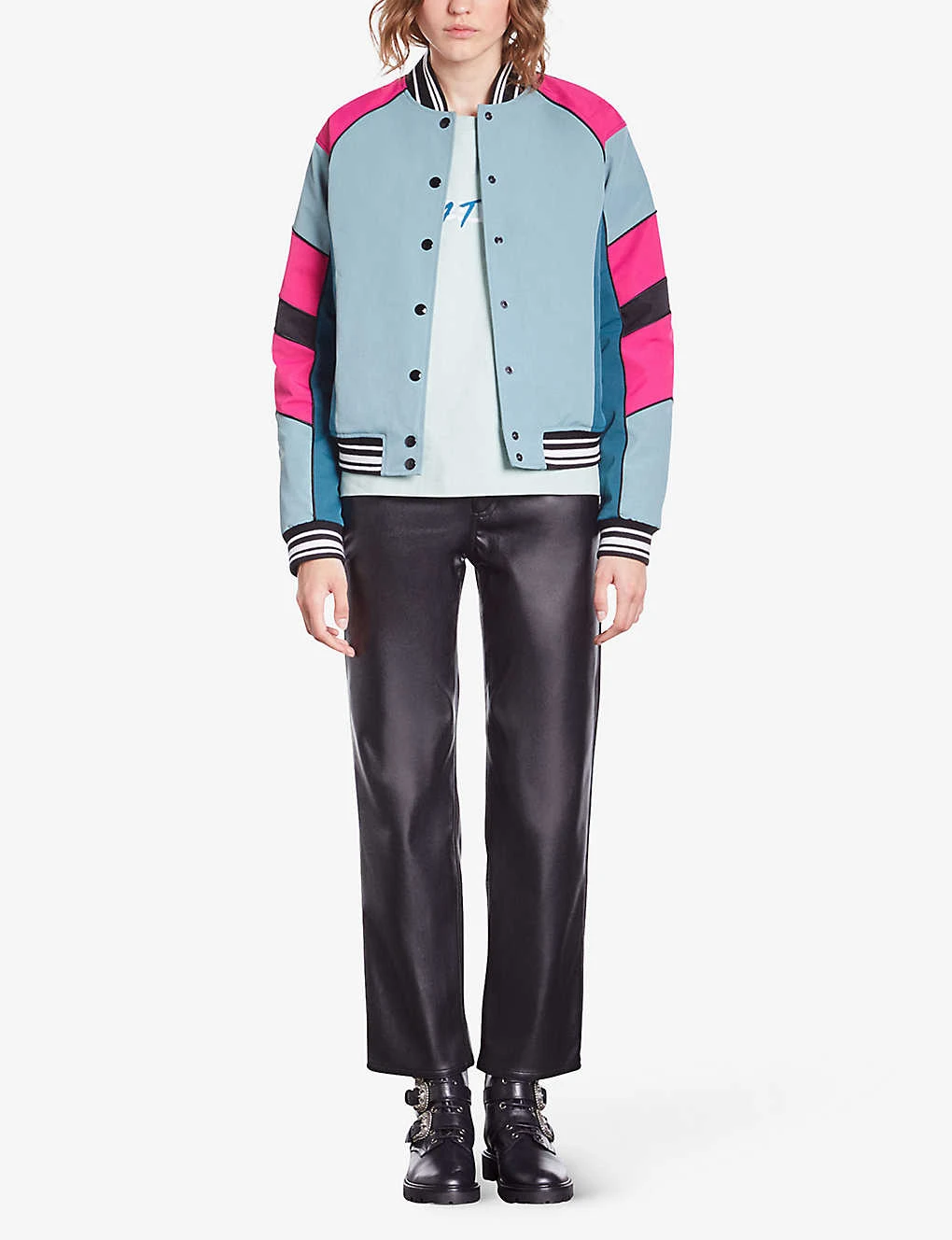 THE KOOPLES Patchwork-panelled Padded Shell Jacket - Image 2