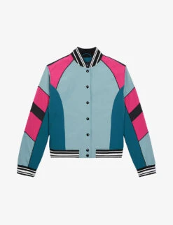 THE KOOPLES Patchwork-panelled Padded Shell Jacket