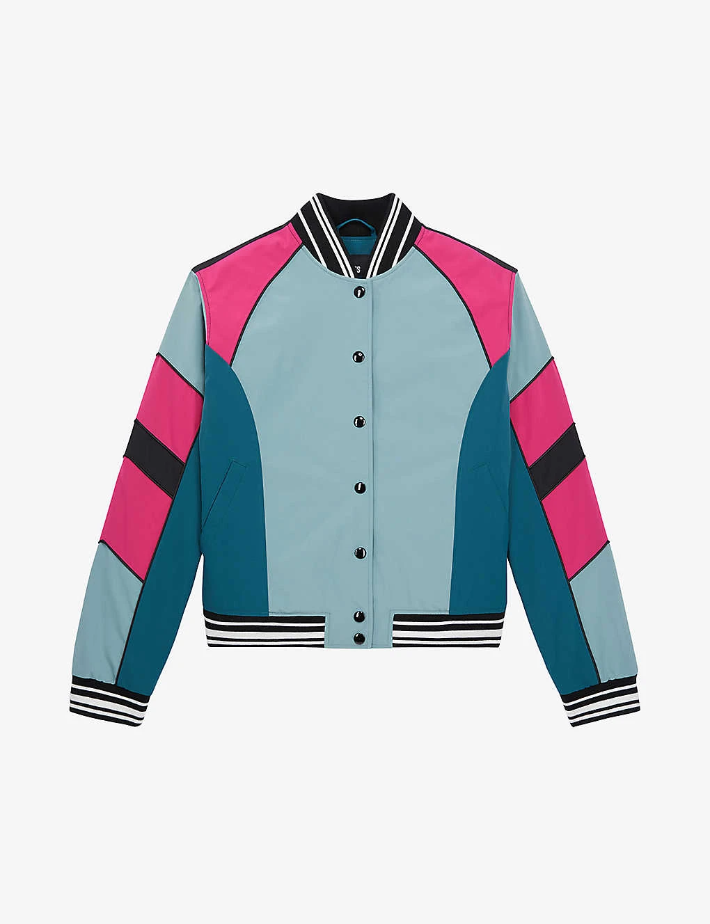 THE KOOPLES Patchwork-panelled Padded Shell Jacket