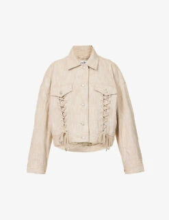 Acne Studios Braided Boxy-fit Cotton-blend Jacket