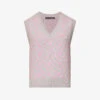 Acne Studios Konny V-neck Cotton And Wool-blend Vest