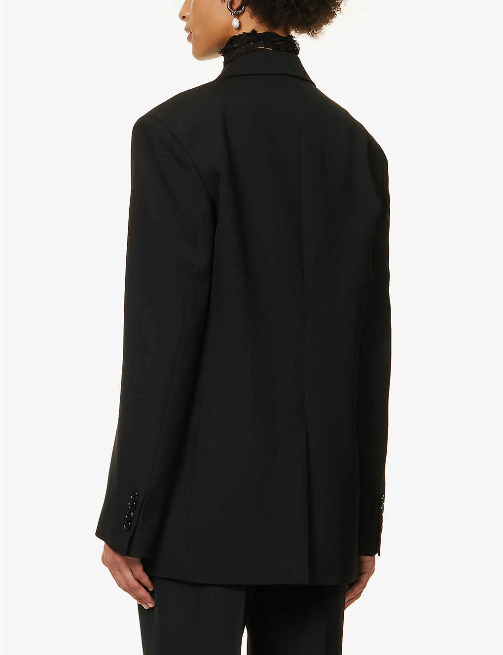 Acne Studios Jarida Single-breasted Woven Blazer - Image 4