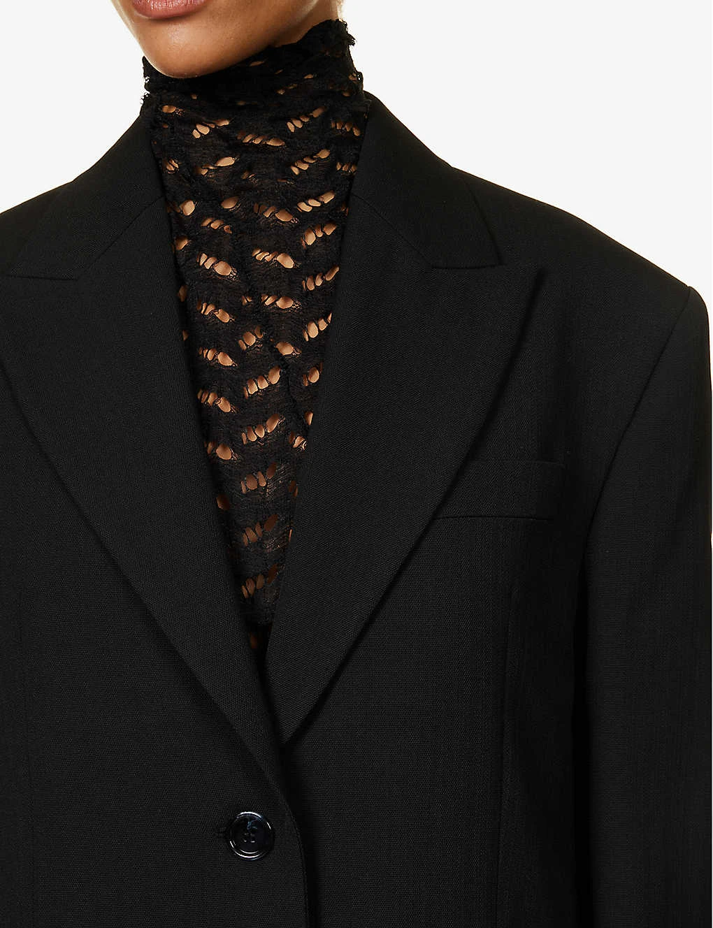 Acne Studios Jarida Single-breasted Woven Blazer - Image 5