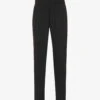 Dries Van Noten Pressed-crease Cropped Straight-leg Mid-rise Woven Trousers
