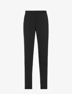 Dries Van Noten Pressed-crease Cropped Straight-leg Mid-rise Woven Trousers