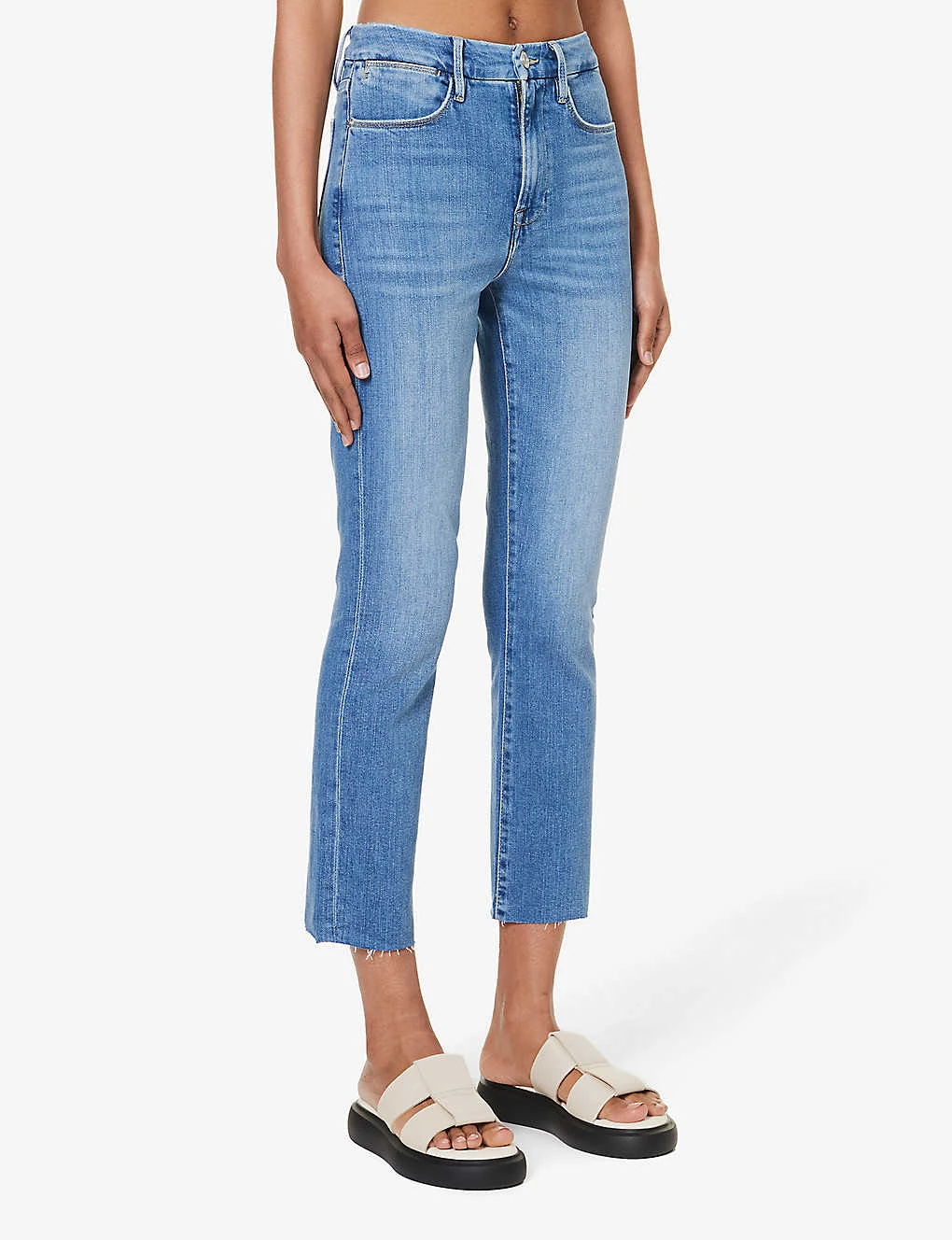 FRAME Le Super High Stretch-denim Jeans - Image 3