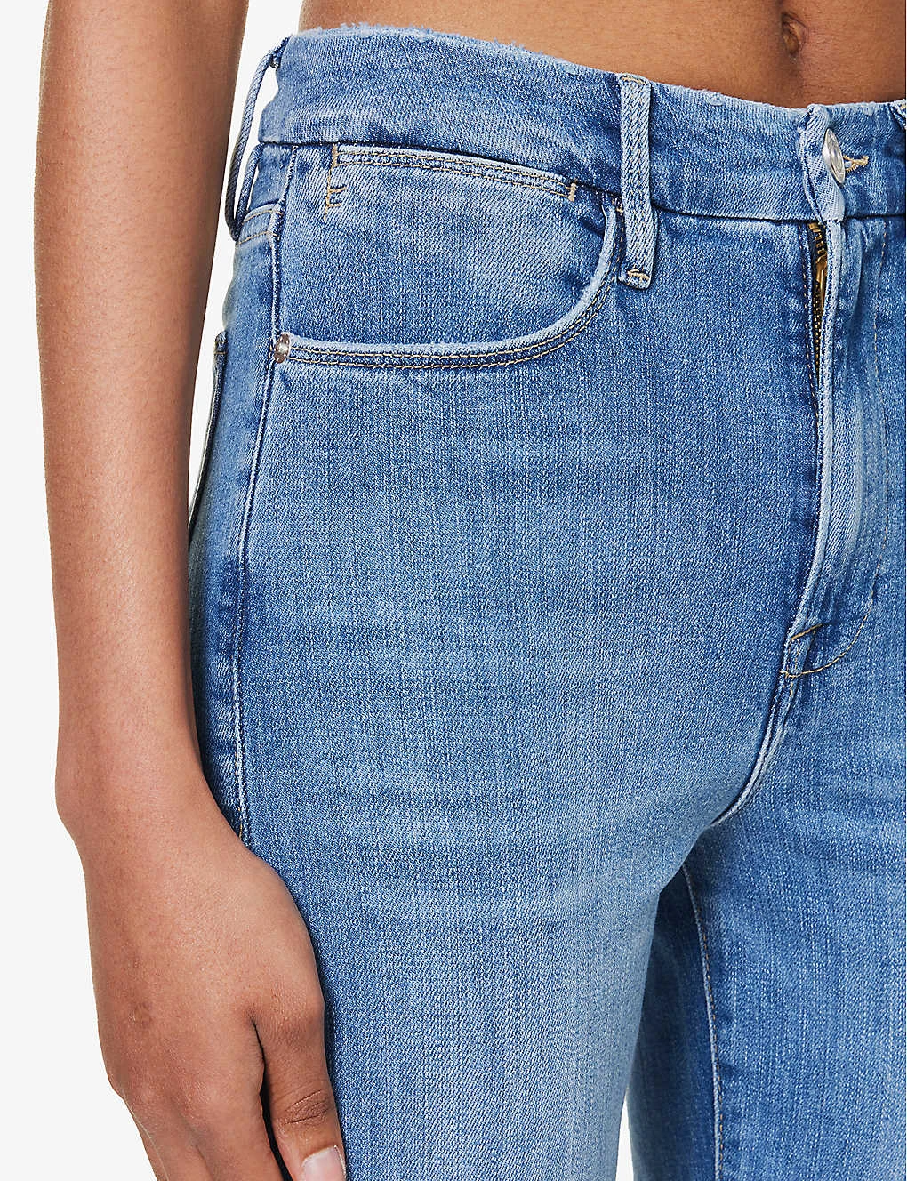 FRAME Le Super High Stretch-denim Jeans - Image 5