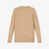 FRAME Oversized Brushed-texture Cashmere Jumper