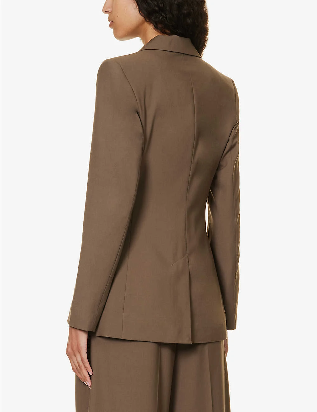 Single-breasted Recycled Polyester-blend Blazer - Image 4