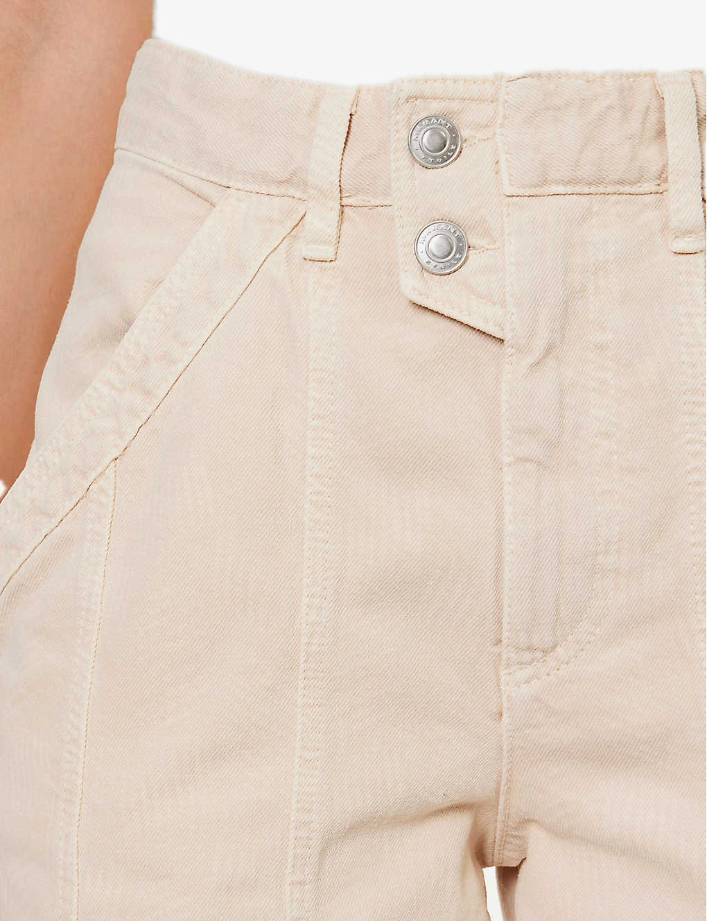 Isabel Marant Etoile Vimala Straight-leg Mid-rise Cotton Trousers - Image 5